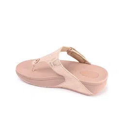 ELLE Women Textured Wedge Heels Sandals image 4