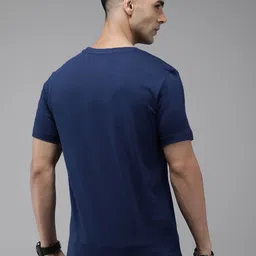 Roadster Printed Pure Cotton T-shirt image 3