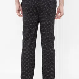 URBAN SCOTTISH Men Black Printed Lounge Pants image 4