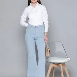 Chemistry Women High-Rise Flared Stretchable Jeans-image-22