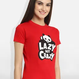 Fabflee Pack of 2 Typography Printed T-shirt image 5