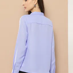 her by invictus Tie-Up Detail Cuffed Sleeves Top image 4