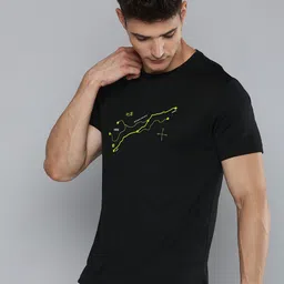 HRX by Hrithik Roshan Men Rapid Dry Printed Running T-shirt image 4