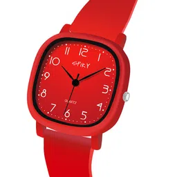 Spiky Unisex Kids Dial & Straps Analogue Watch SPKEVA19_RED image 5