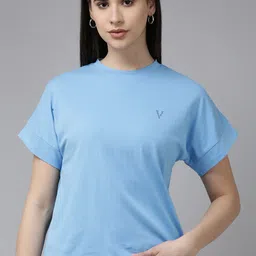 Van Heusen Woman Round Neck Extended Sleeves T-shirt image 2