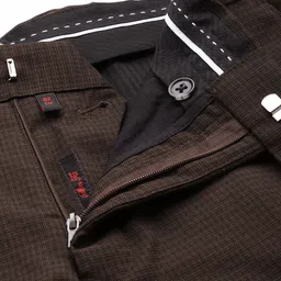 Raymond Men Textured Slim Fit Formal Trousers image 5