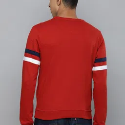 Flying Machine Men Red Sweatshirt image 4
