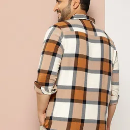 Thomas Scott Plus Size Checked Casual Shirt image 2