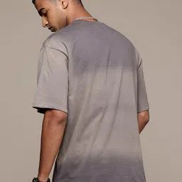 The Roadster Life Co. Typography Printed Drop-Shoulder Sleeves Pure Cotton T-shirt image 3