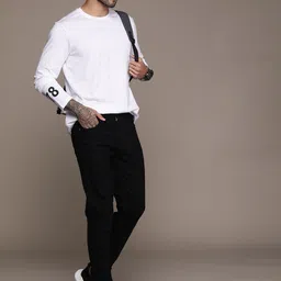 Roadster Men Typography Printed T-shirt image 4