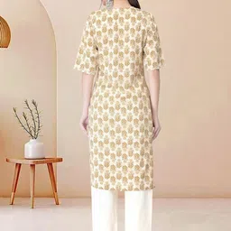 Moda Rapido Pack of 2 Printed Straight Kurta with Trousers image 4