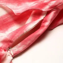 Ethnovog Tie and Dye Ruffled A-Line Midi Dress image 4