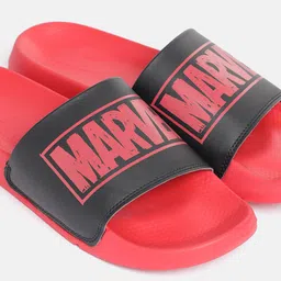 MARVEL STREET Men Typography Printed Sliders image 3