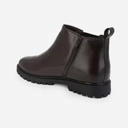 Styli Men Mid Top Faux Leather Chelsea Boots image 5