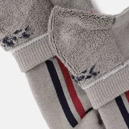 HRX by Hrithik Roshan Men Quarter length Pack of 3 Terry Socks image 3