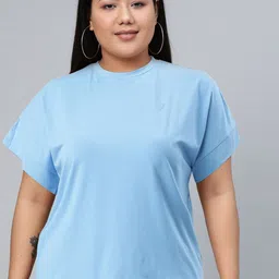 Van Heusen Woman Round Neck Extended Sleeves T-shirt image 5