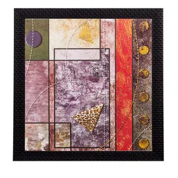 eCraftIndia Multicoloured Abstract Framed Wall Art-image-87