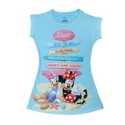 Disney by Wear Your Mind Girls Blue Minnie Printed T-shirt Dress-picture-20