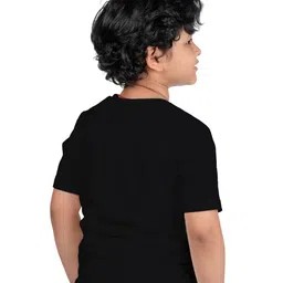 BAESD Boys Typography Printed Applique T-shirt image 3