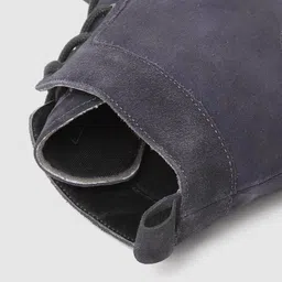 CLOG LONDON Men Navy Suede Leather Boots image 5