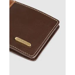 Hidesign Men Brown Leather Two Fold Wallet image 4