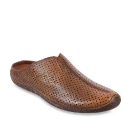 Mochi Tan Mule Shoes-image-6