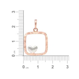 Malabar Gold and Diamonds 18k Gold Heart Pendant without Chain for Women image 3