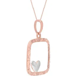 Malabar Gold and Diamonds 18k Gold Heart Pendant without Chain for Women image 4