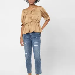 Only Beige Relaxed Fit Top image 4