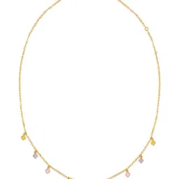 CANDERE A KALYAN JEWELLERS COMPANY Women 18Kt Gold Lena Charm Necklace - 2.42 g image 2