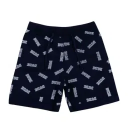 Bodycare Kids Navy Cotton Printed Shorts-picture-18