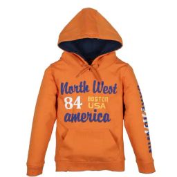 Plum Tree Kids Orange Printed  Hoodies-picture-15