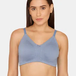 Zivame Blue Non-Wired Full Coverage Bra-picture-30