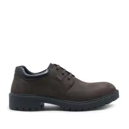 Woodland Men's Brown Derby Shoes-image-49
