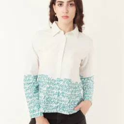 Zink London White Printed Shirt-picture-23