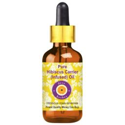 Deve Herbes Pure Hibiscus Carrier (Infused) Oil with Glass Dropper - 30 ml-picture-32