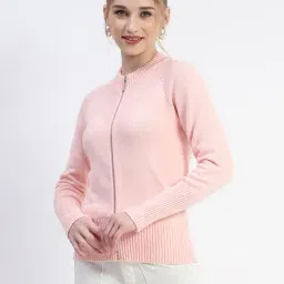 MADAME Peach Regular Fit Sweater-image-29