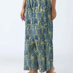 Utsa by Westside Green Printed Ethnic Pants-image-75