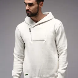 showoffff Showoff White Cotton Regular Fit Sweatshirt image 1