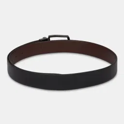 Byford by Pantaloons Black & Brown Fabric Reversible Belt for Men image 4