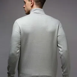 showoffff Showoff Grey Cotton Regular Fit Sweatshirt image 2