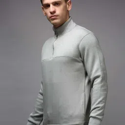 showoffff Showoff Grey Cotton Regular Fit Sweatshirt image 3