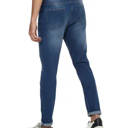 Forever 21 Blue Mid Waist Slim Fit Regular Length Jeans image 2