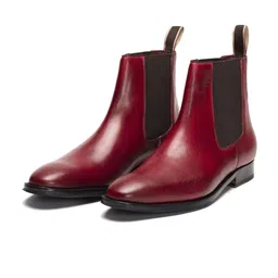 3DM Lifestyle Men Casual Block-Heeled Leather Chelsea Boots-picture-15