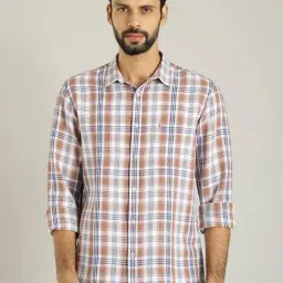 Indian Terrain Multi Slim Fit Checked Shirt-picture-14