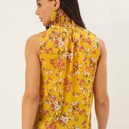 Anvi Be Yourself Yellow Floral Print Top image 2