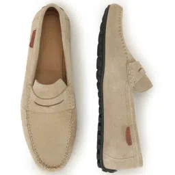 Guess Men's Beige Casual Loafers image 2