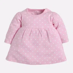 Baby Go Kids Pink & Blue Printed Dresses (Pack Of 2) image 3