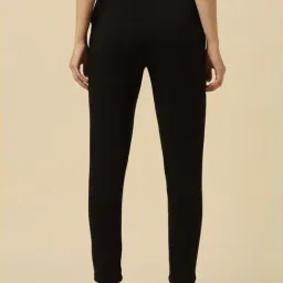 Allen Solly Black Regular Fit Trousers image 2