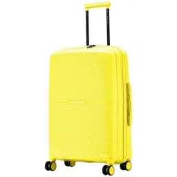 Nasher Miles Hawaii Yellow 8 Wheels Medium Hard Cabin Trolley Bag Set of 2-image-76